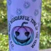 Halloween 20 oz Tumbler Wonderful Time Purple_Sun1