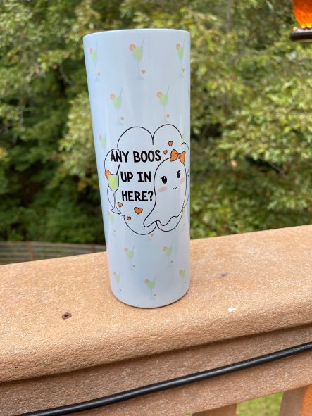 Halloween Any Boos 20oz Tumbler Blue_Sun1