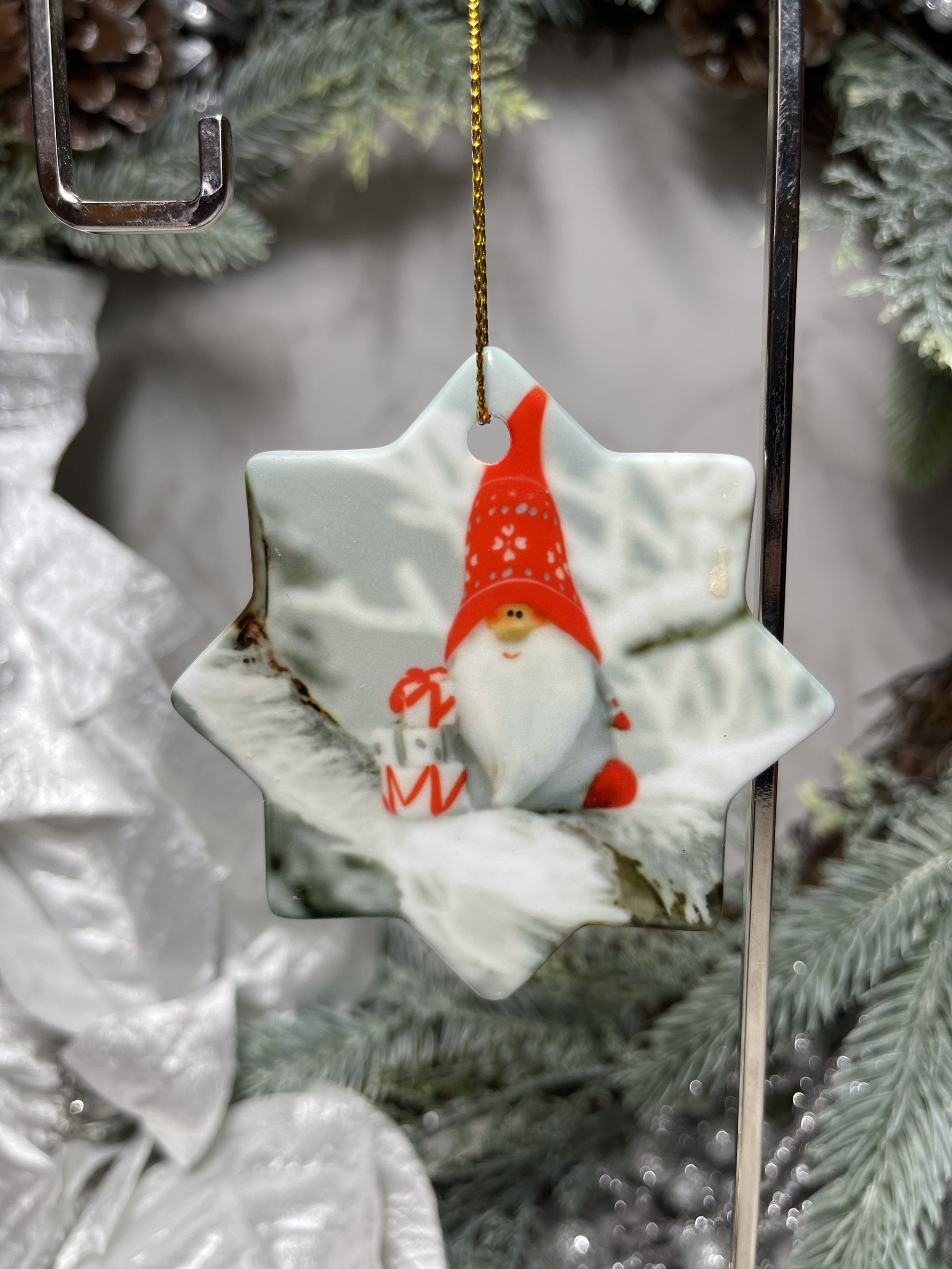 Gnome on Snow Branch