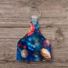 Blue 3D Flowers Key Chain_WB