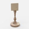Candlestick unpainted Candle Stick Display Stand - Unpainted