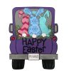 Easter Truck with 3 Bunnies 8" Wood Blank