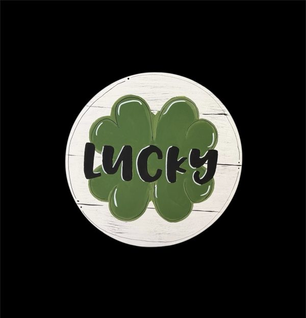 Shamrock_Painted_Wood_Blank Craft with Friends - St.Paddy's and Easter Wood Displays Workshop 3/14/26