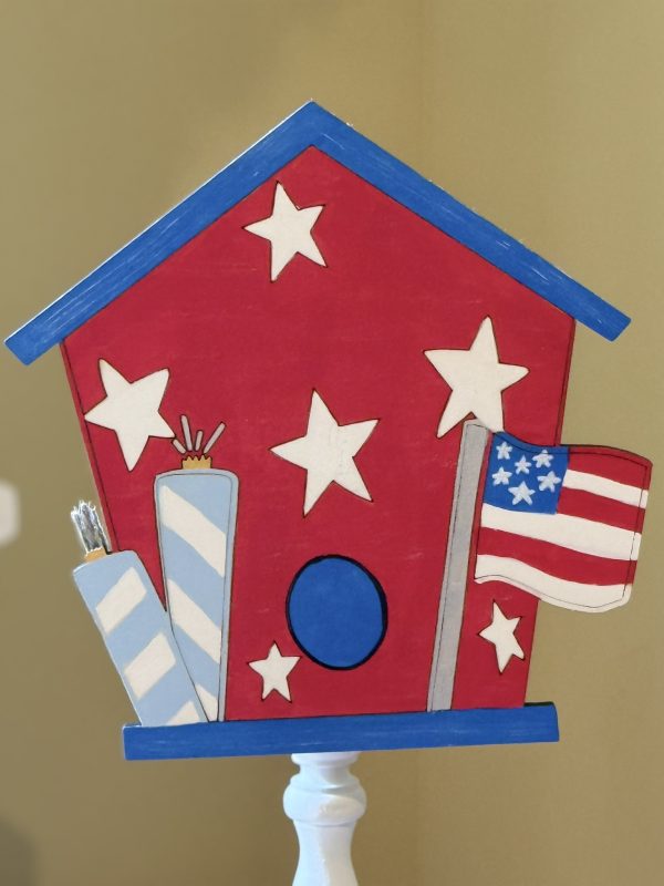 Patriotic Birdhouse Sip and Craft - Patriotic Wood Displays Workshop 6/11/26
