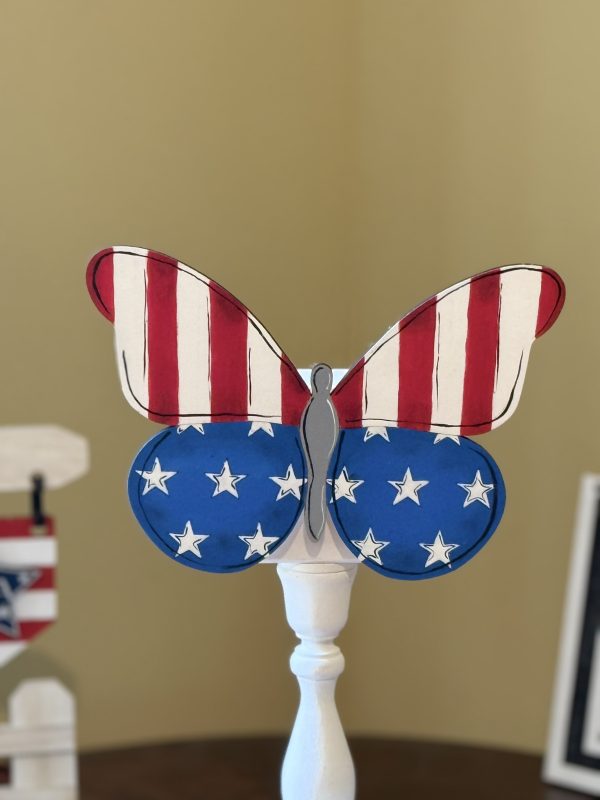 Patriotic Butterfly Sip and Craft - Patriotic Wood Displays Workshop 6/11/26