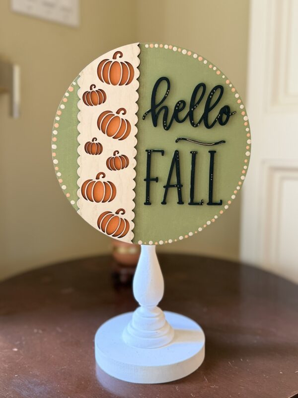 Hello Fall Round Sip and Craft - Fall Wood Displays Workshop 9/02/26
