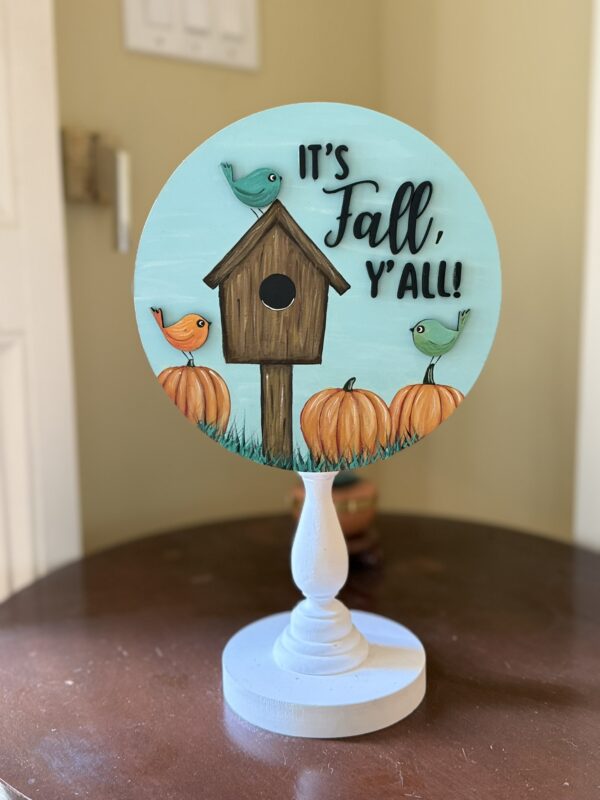 Pumpkin Birdhouse Sip and Craft - Fall Wood Displays Workshop 9/02/26