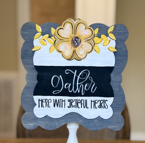 Gather Here Plaque Sip and Craft - Thanksgiving Wood Displays Workshop 11/07/26