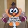 Turkey Happy Thanksgiving Sip and Craft - Thanksgiving Wood Displays Workshop 11/07/26