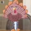 Turkey Ribbon Legs Sip and Craft - Thanksgiving Wood Displays Workshop 11/07/26