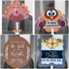 collage gray background Sip and Craft - Thanksgiving Wood Displays Workshop 11/07/26
